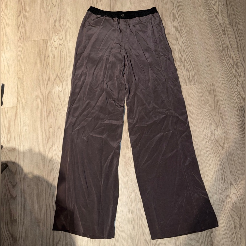 Vince Wide-Leg silk pants Sz XS NWT